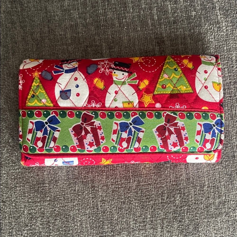 Festive Red and Green Wallet